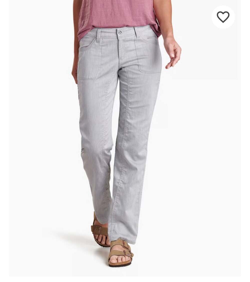 Kuhl Light Gray Women's Straight-Leg Pants
